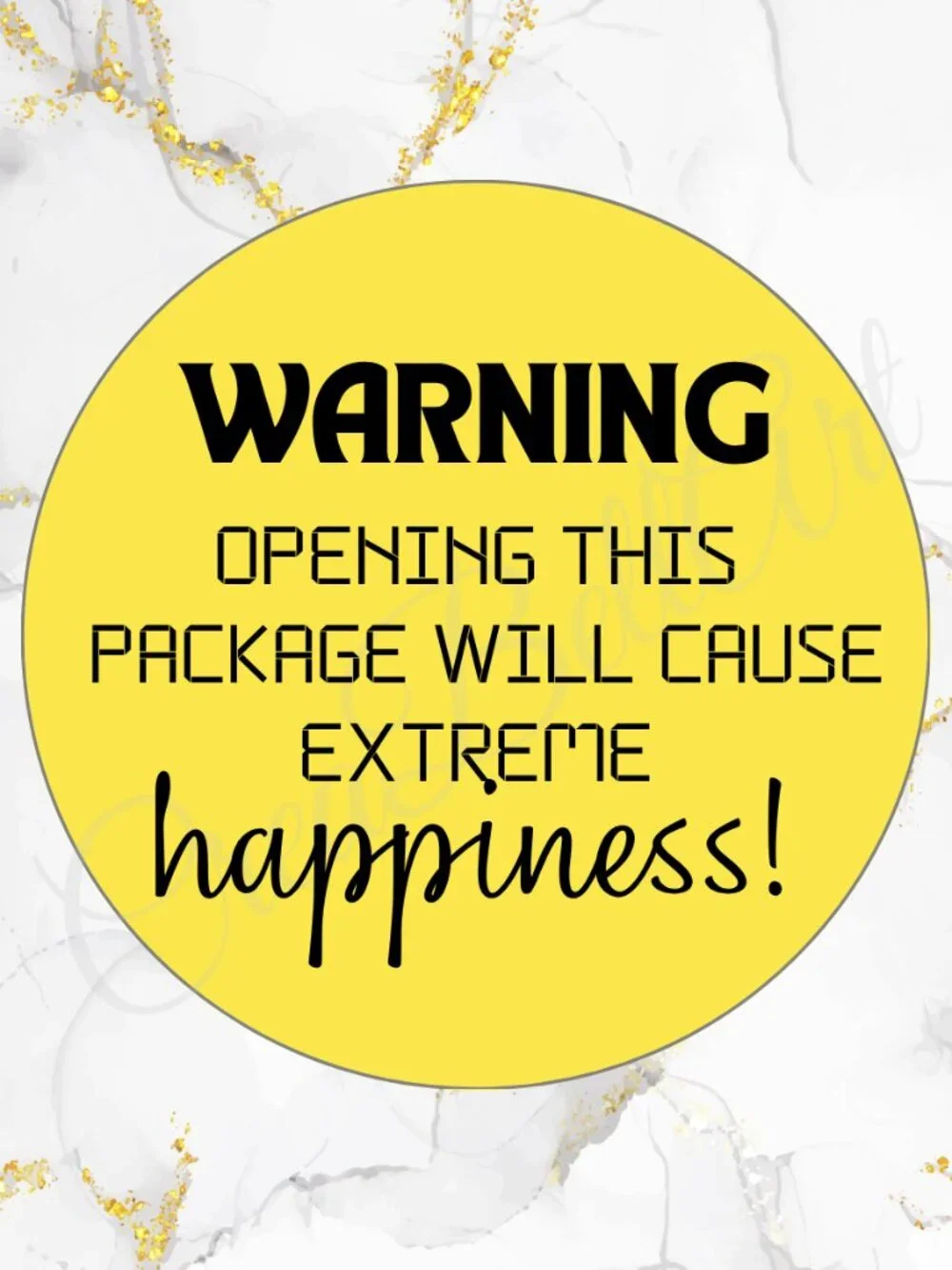 100 Thank you Stickers | Warning Stickers